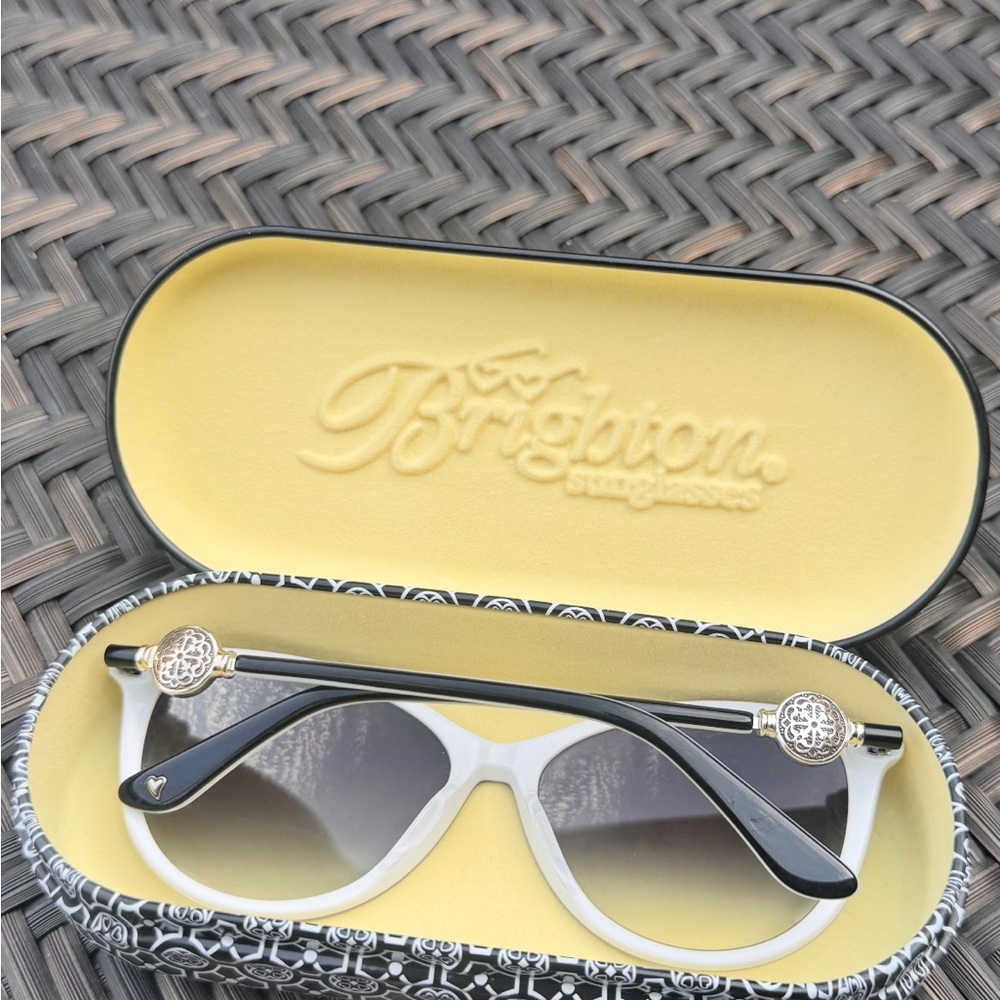 Brighton Black and White Sunglasses